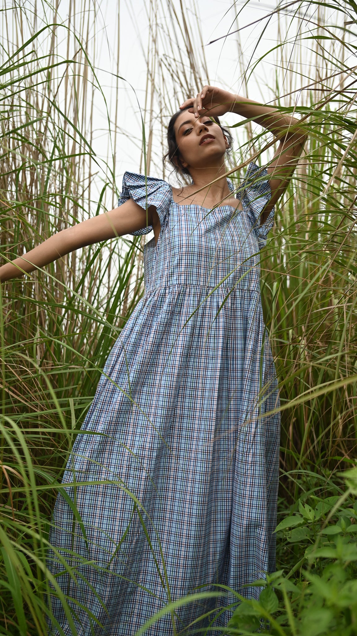 Pia Dress Heirloom Check