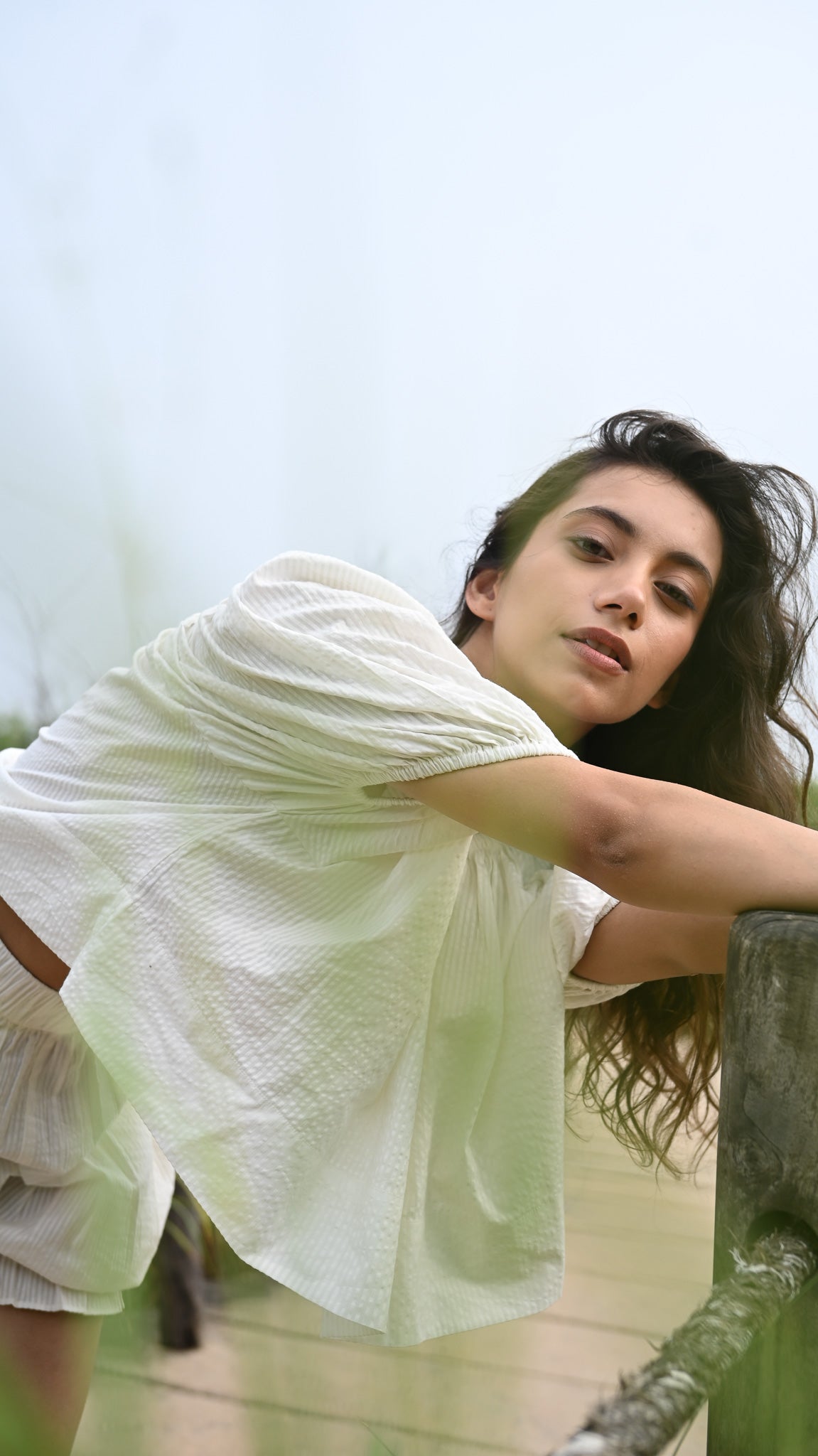 Nora Blouse | Seersucker