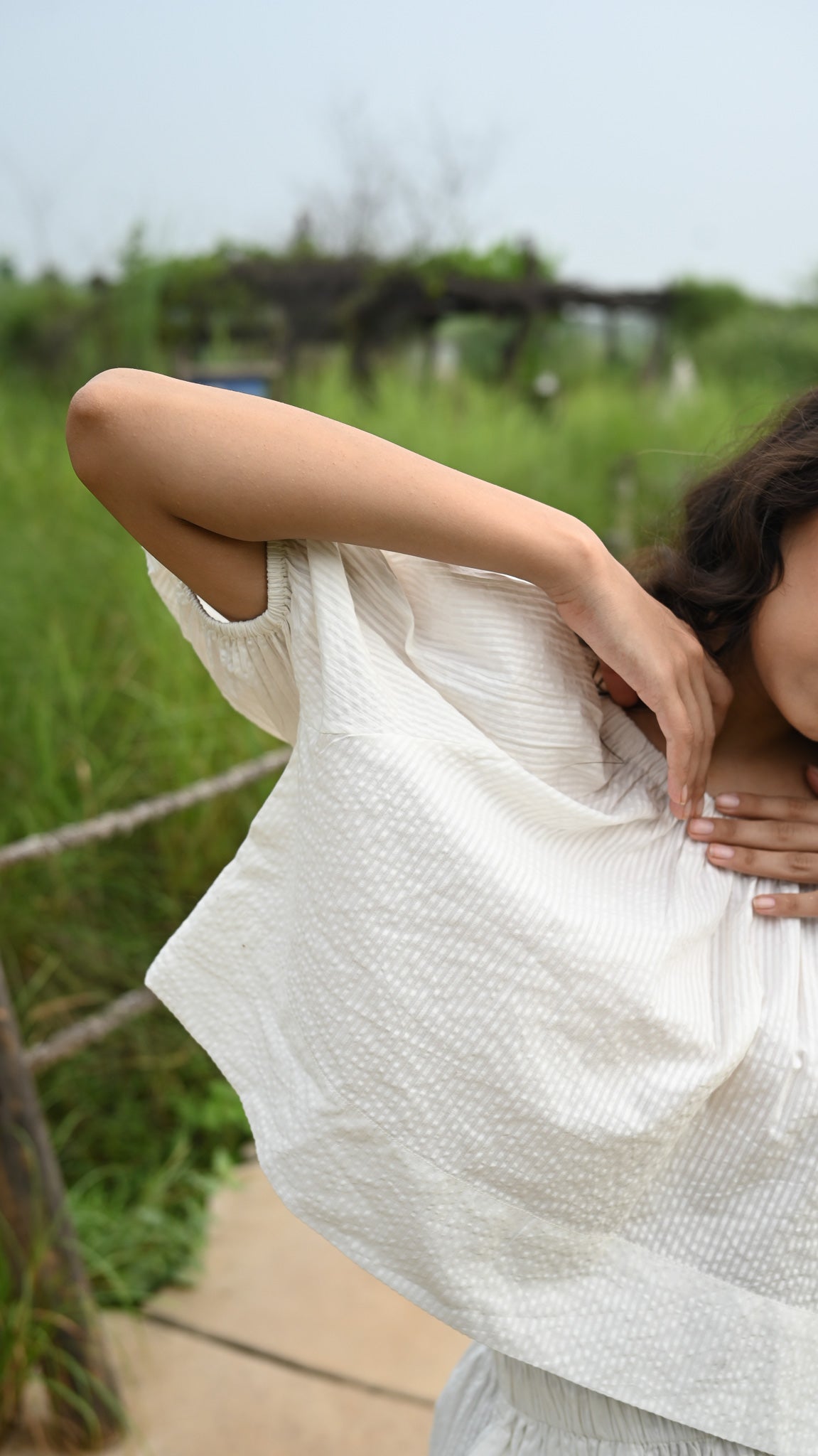 Nora Blouse | Seersucker