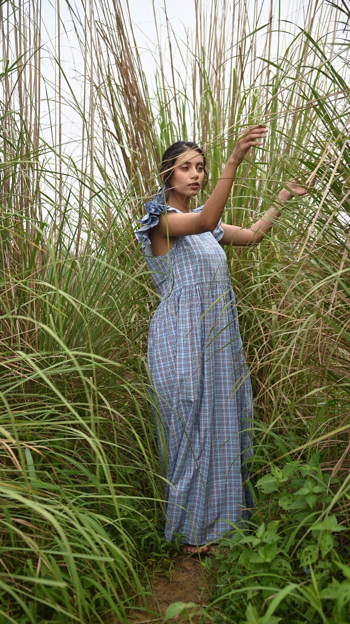 Pia Dress | Heirloom Check