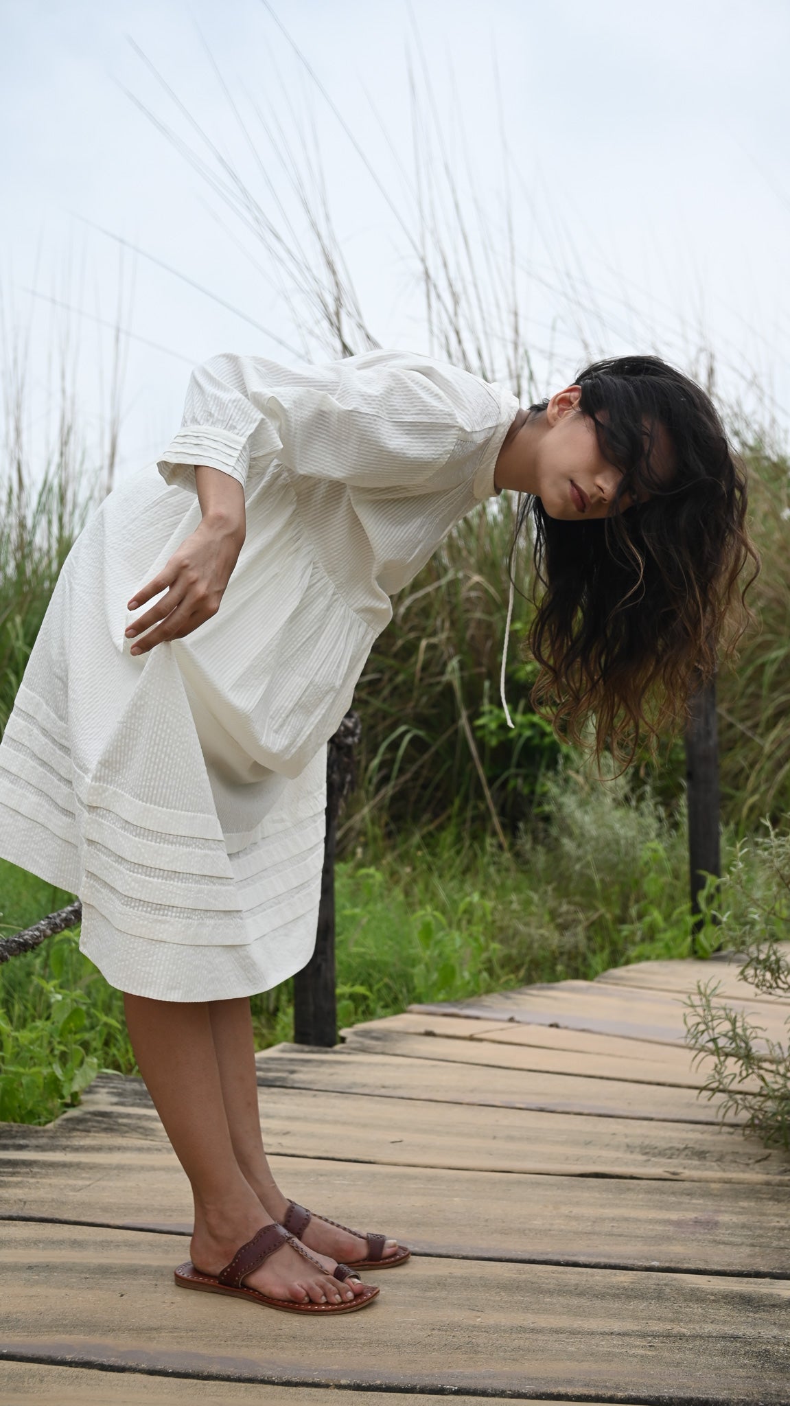 Bette Dress | Seersucker