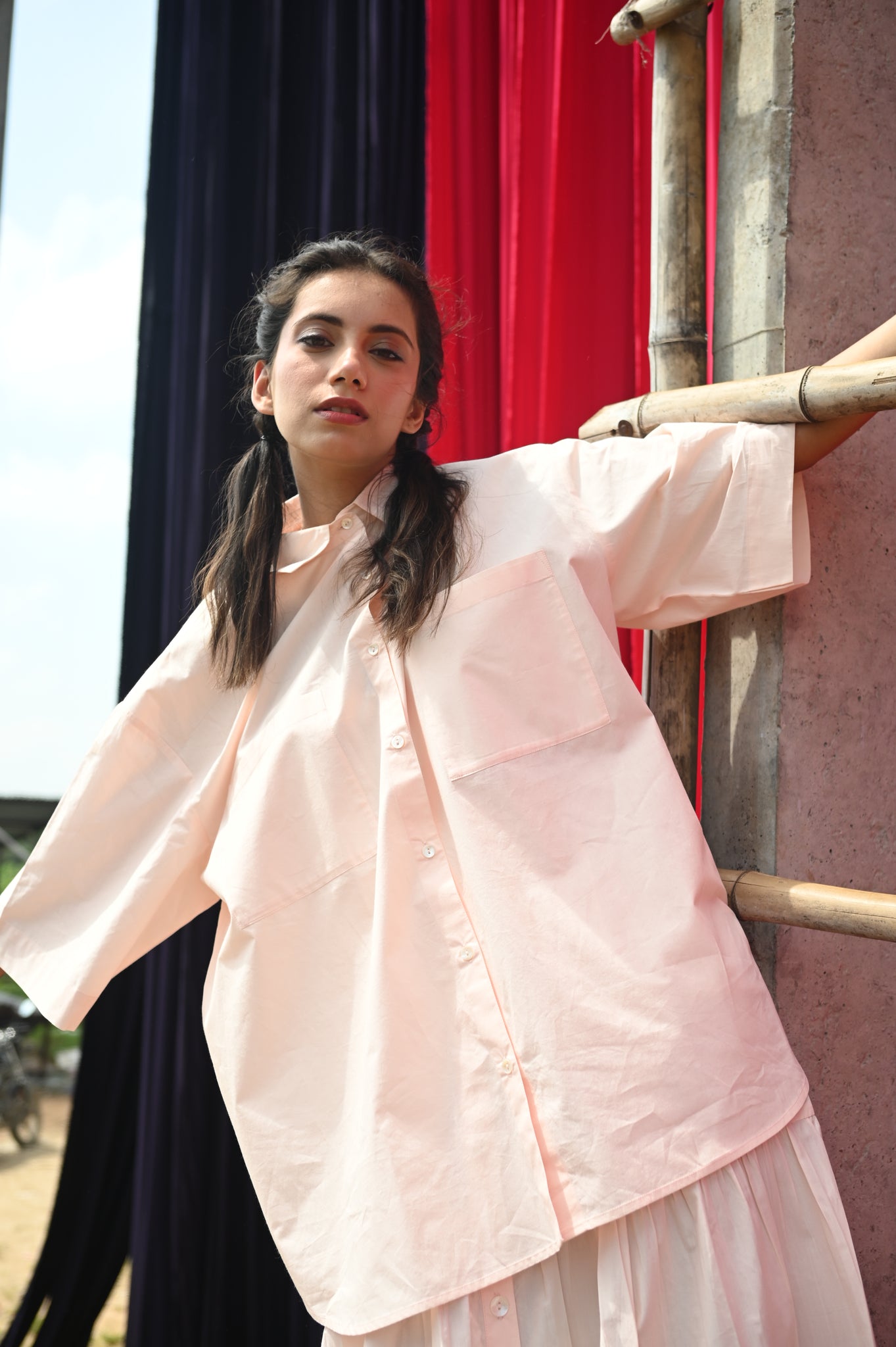 Bo Shirt | Blush Pink
