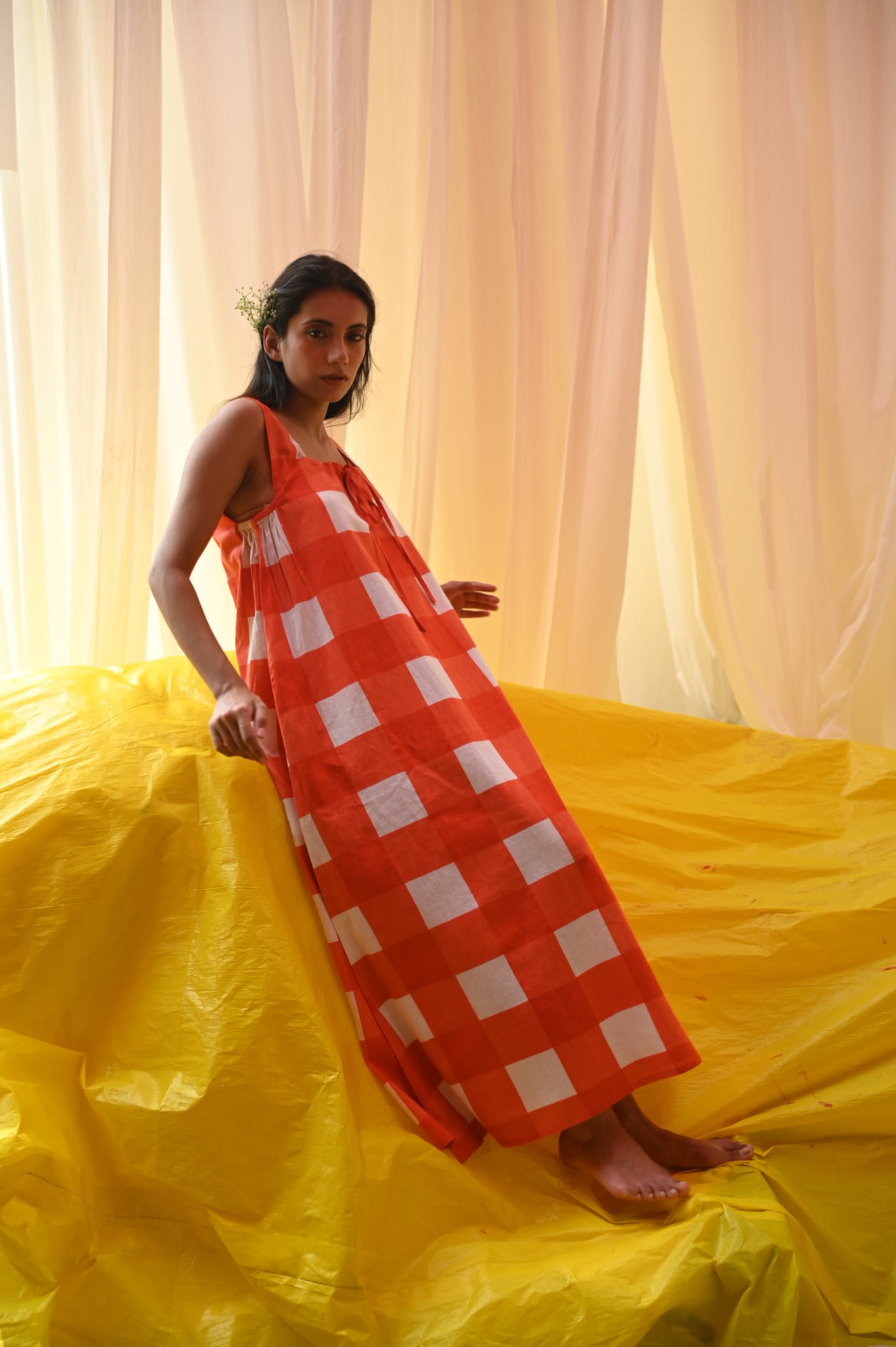 Asa | Tomato Check Maxi