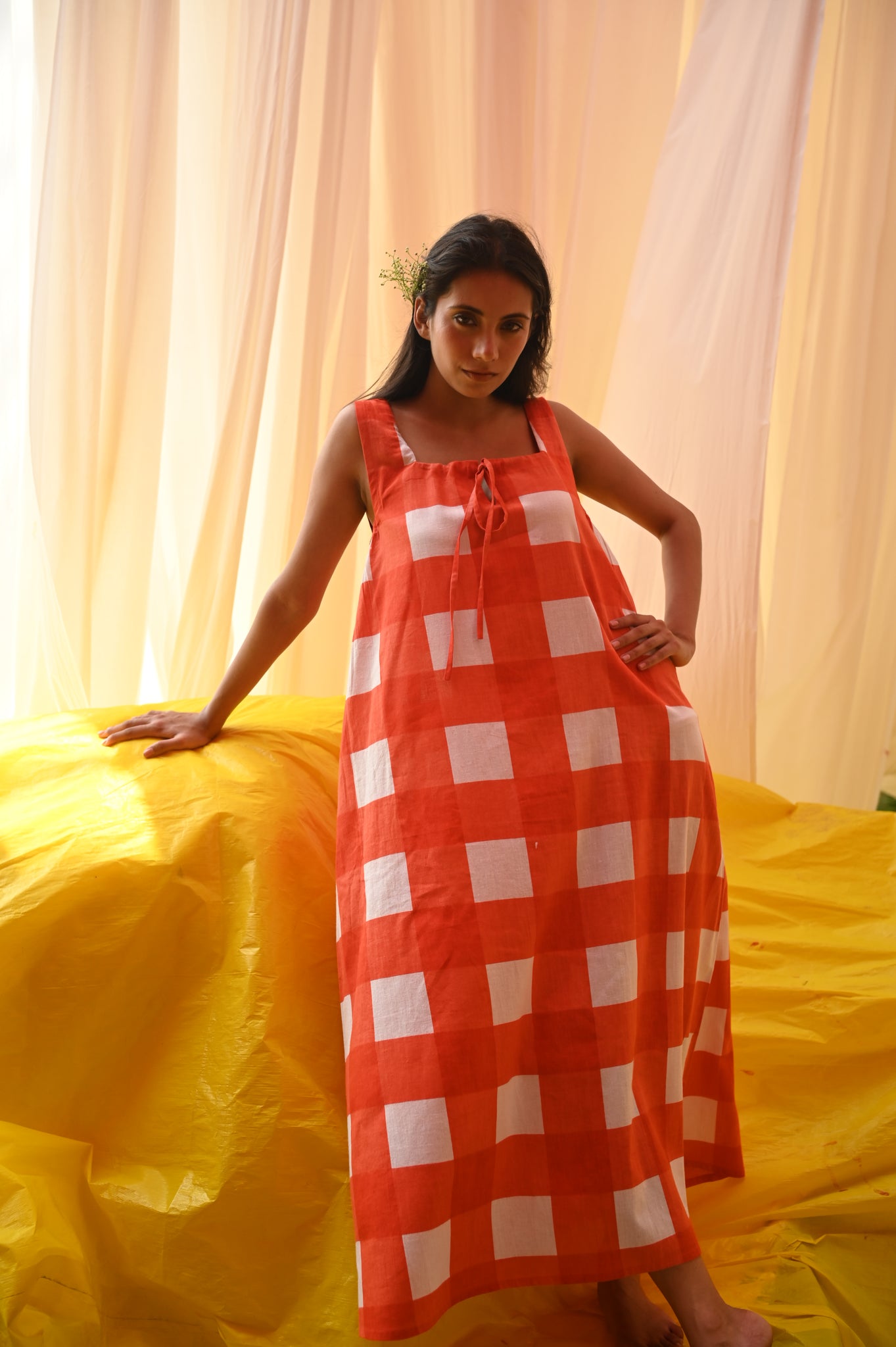 Asa | Tomato Check Maxi