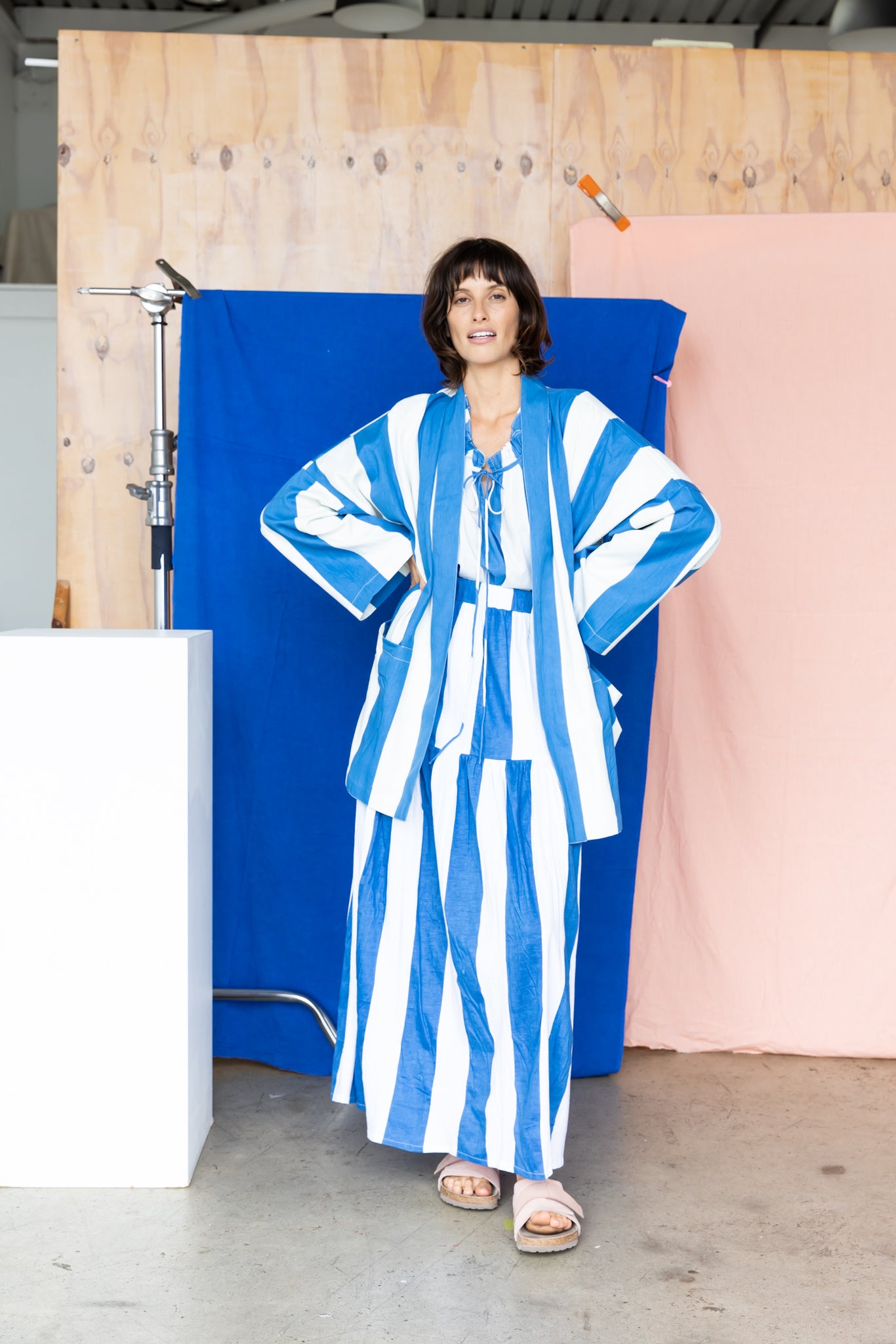 Rafa Jacket | Blue Stripe