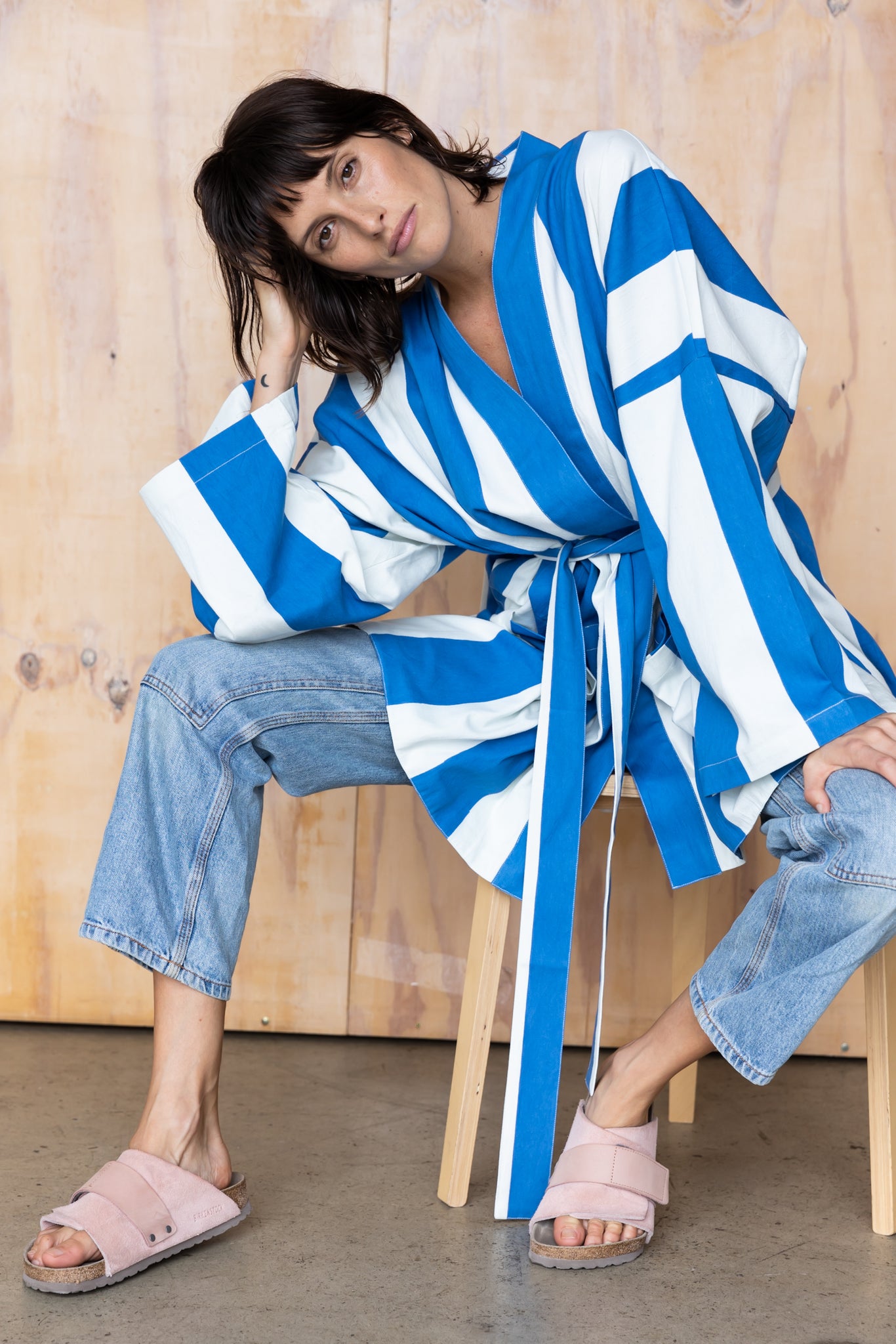 Rafa Jacket | Blue Stripe