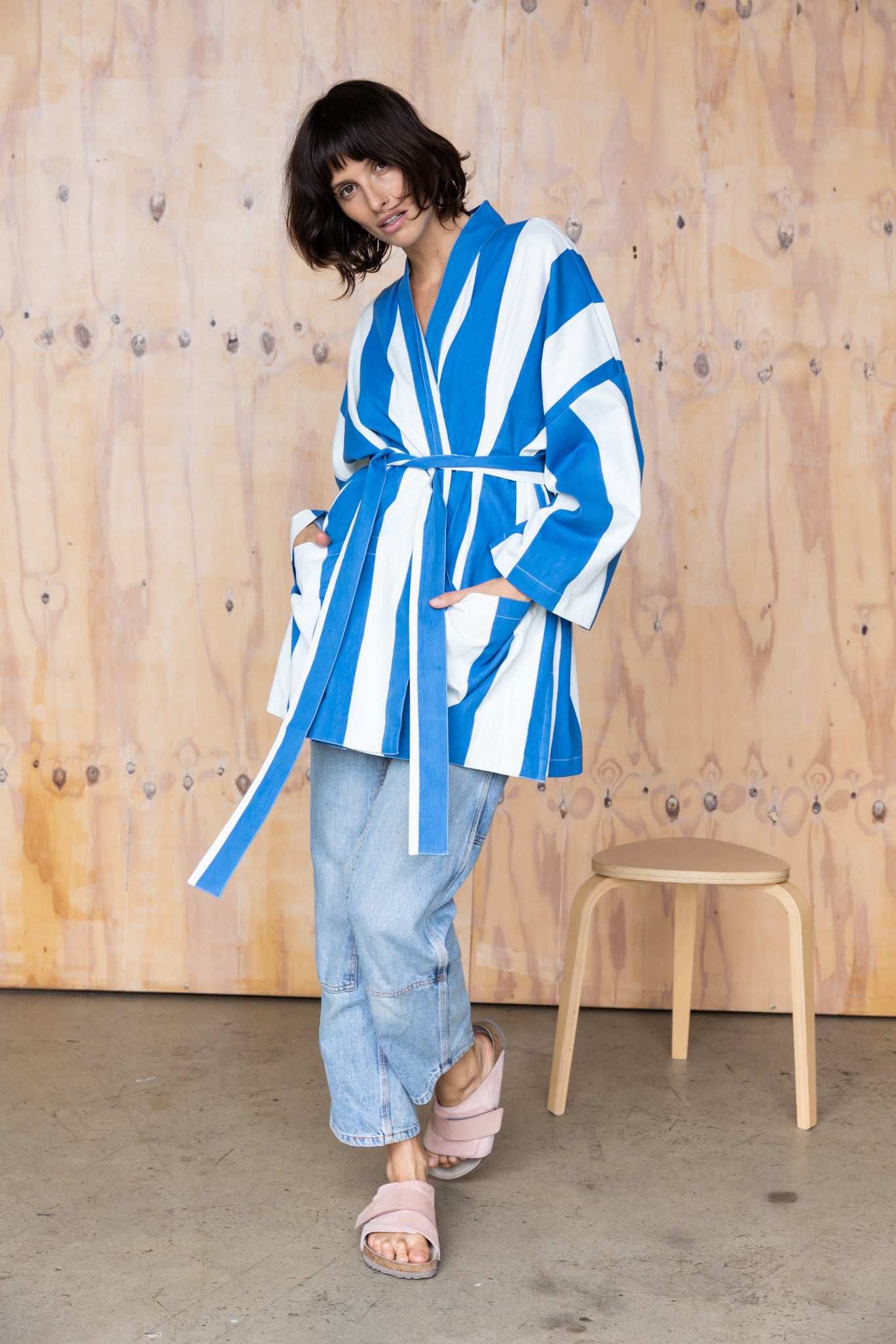 Rafa Jacket | Blue Stripe