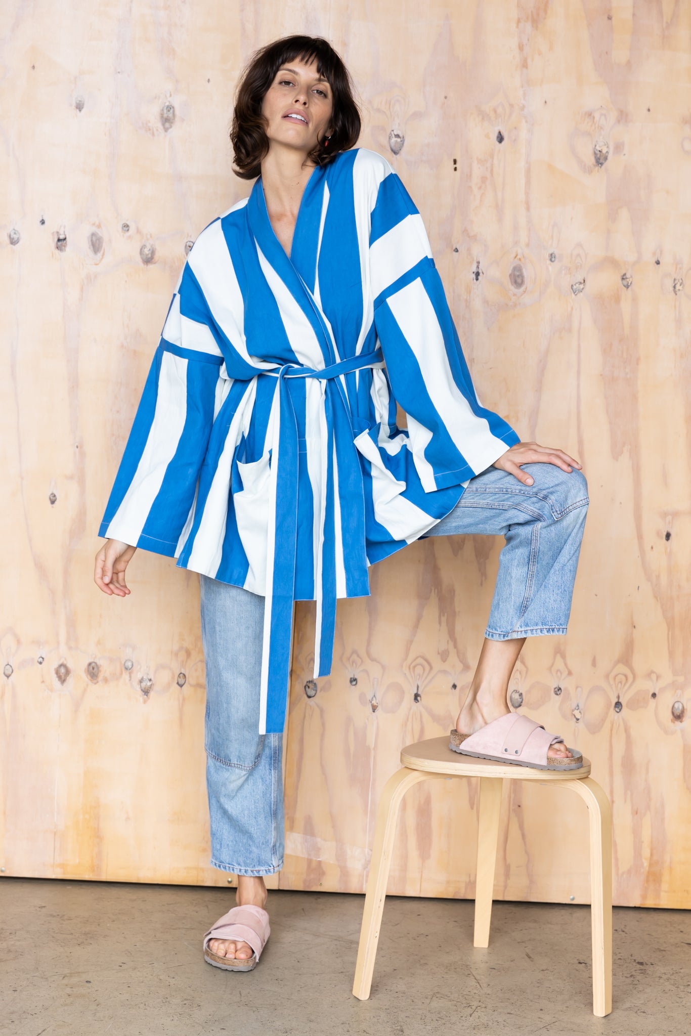 Rafa Jacket | Blue Stripe