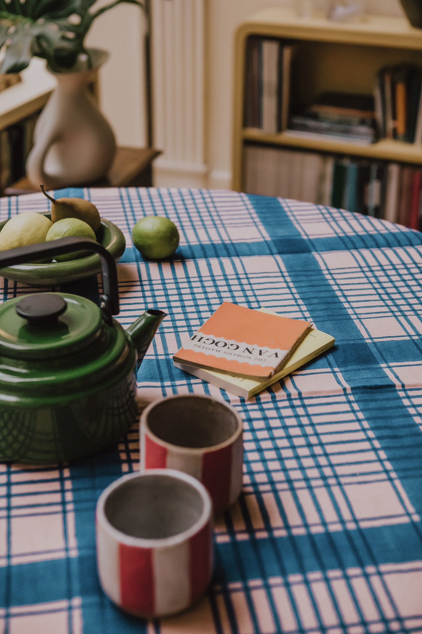 Checky Check Tablecloth | Pinky Blues