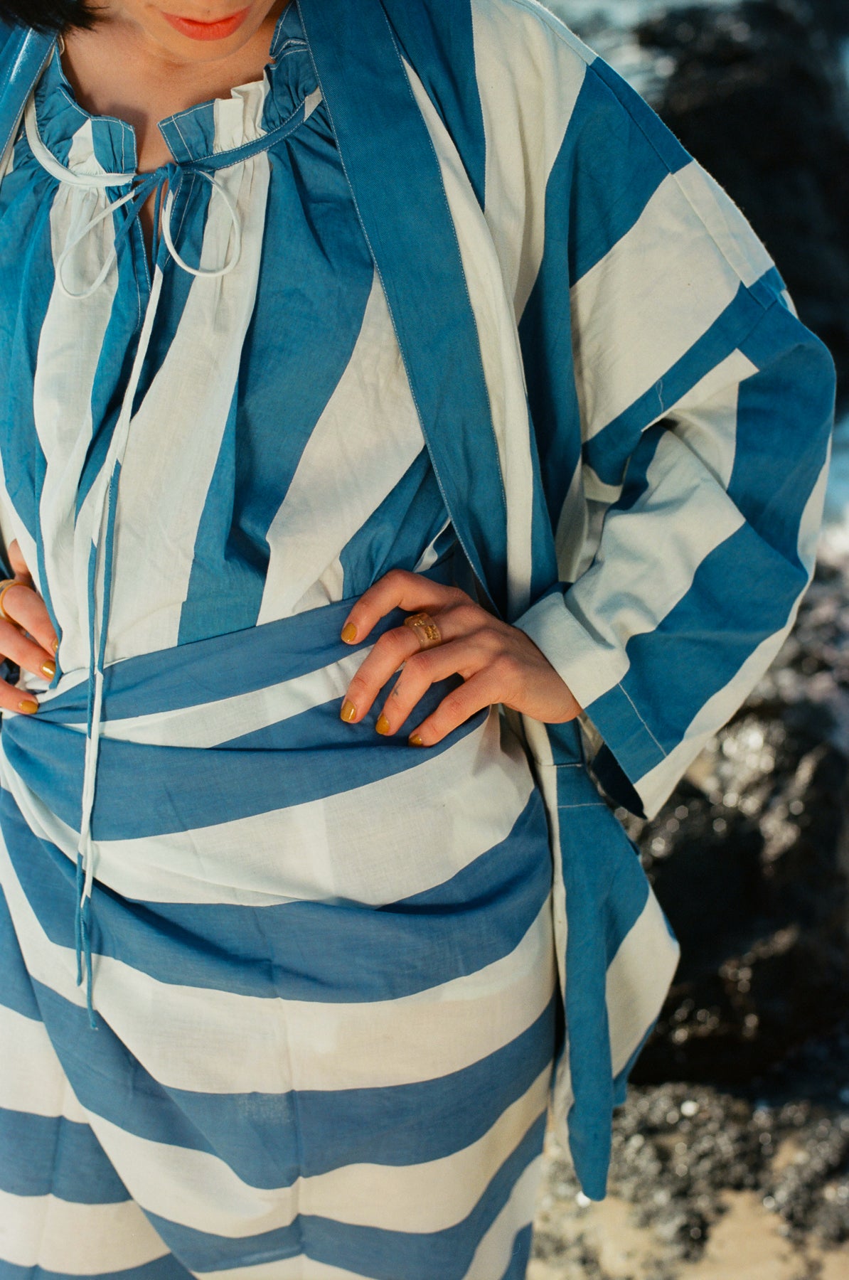 Rafa Jacket | Blue Stripe
