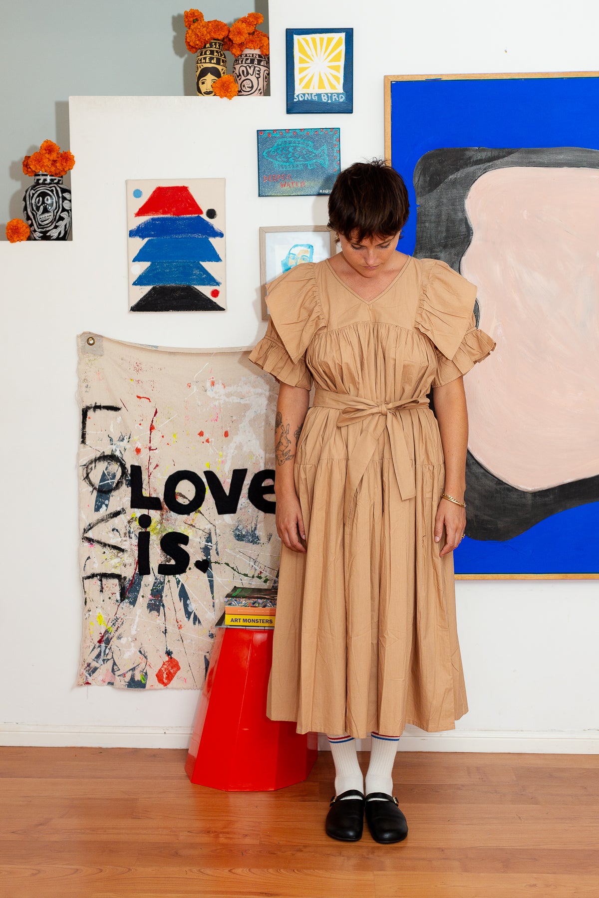 Clay Maribel |  Organic Cotton Maxi Dress
