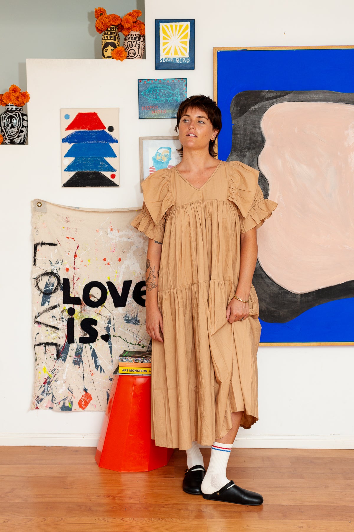 Clay Maribel |  Organic Cotton Maxi Dress
