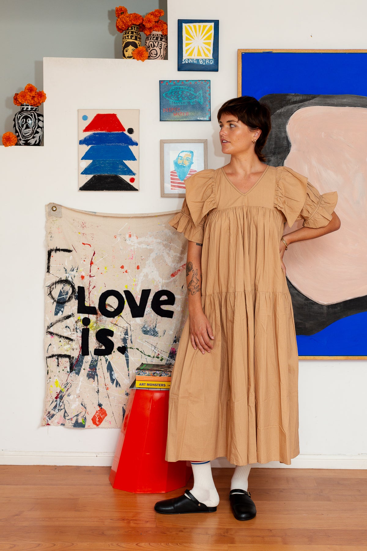 Clay Maribel |  Organic Cotton Maxi Dress