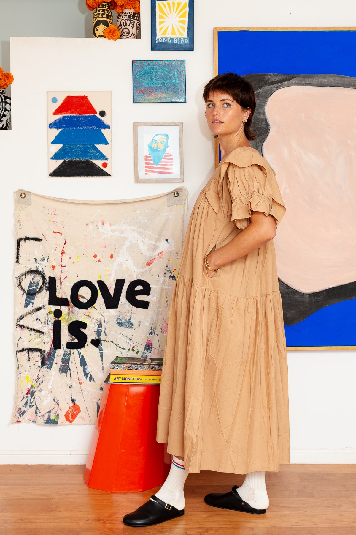 Clay Maribel |  Organic Cotton Maxi Dress