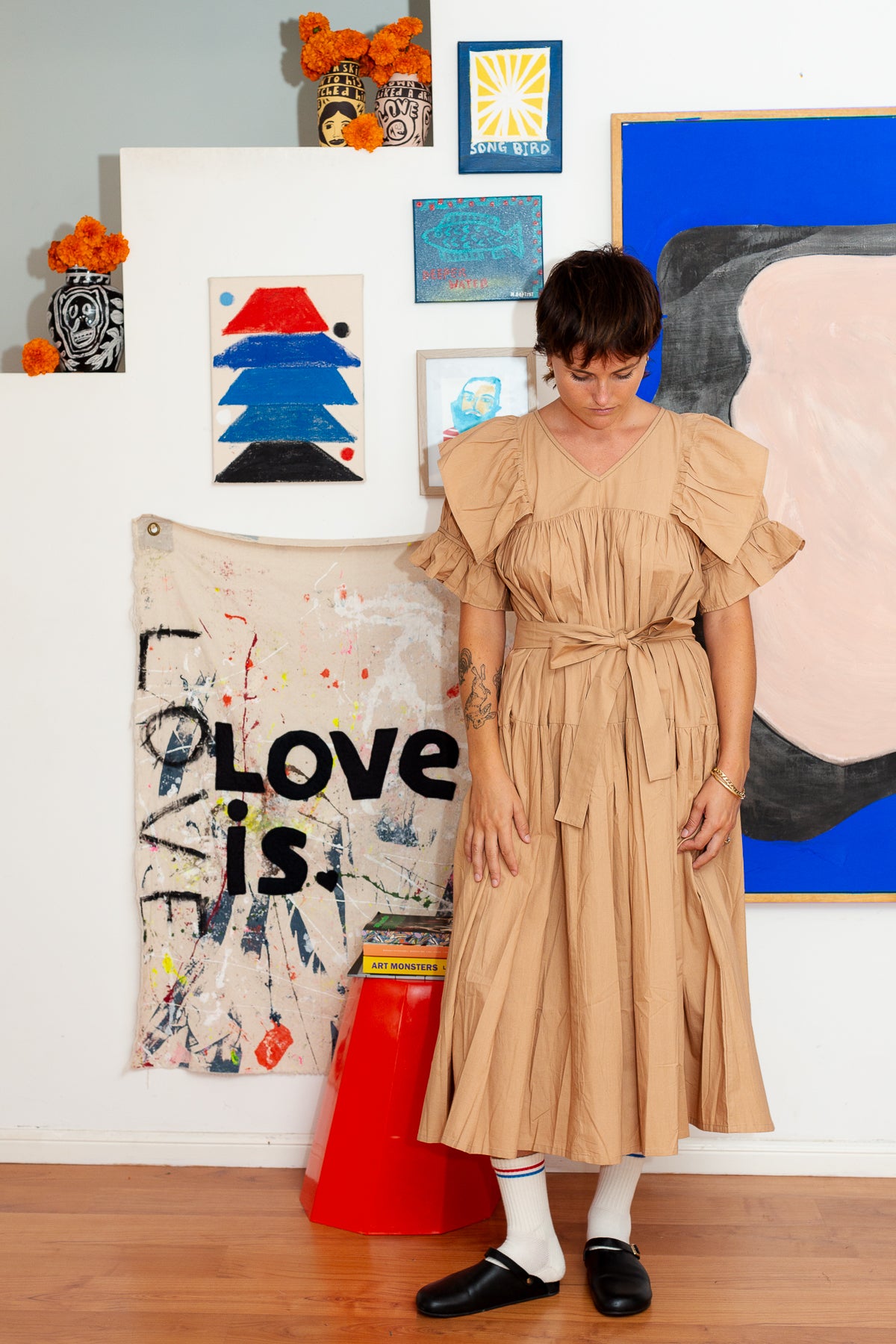Clay Maribel |  Organic Cotton Maxi Dress