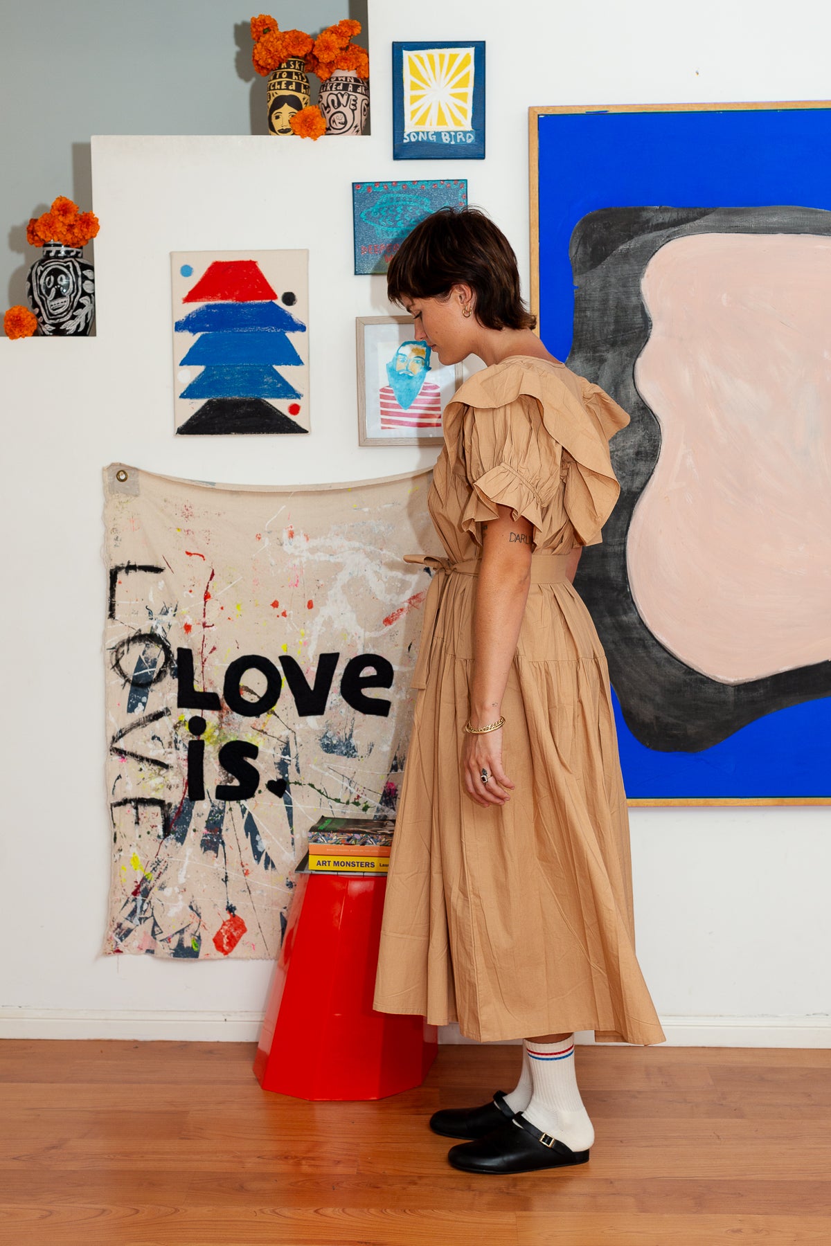 Clay Maribel |  Organic Cotton Maxi Dress