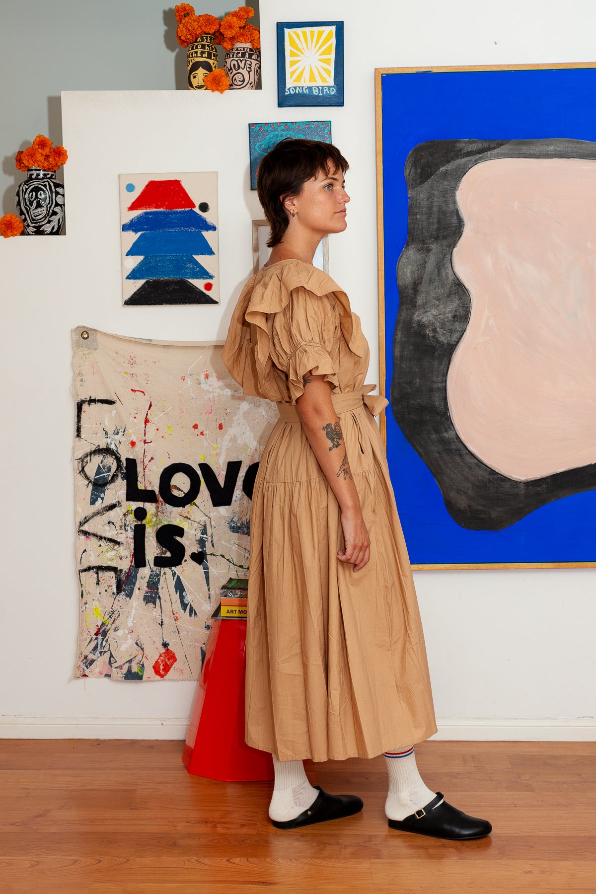 Clay Maribel |  Organic Cotton Maxi Dress