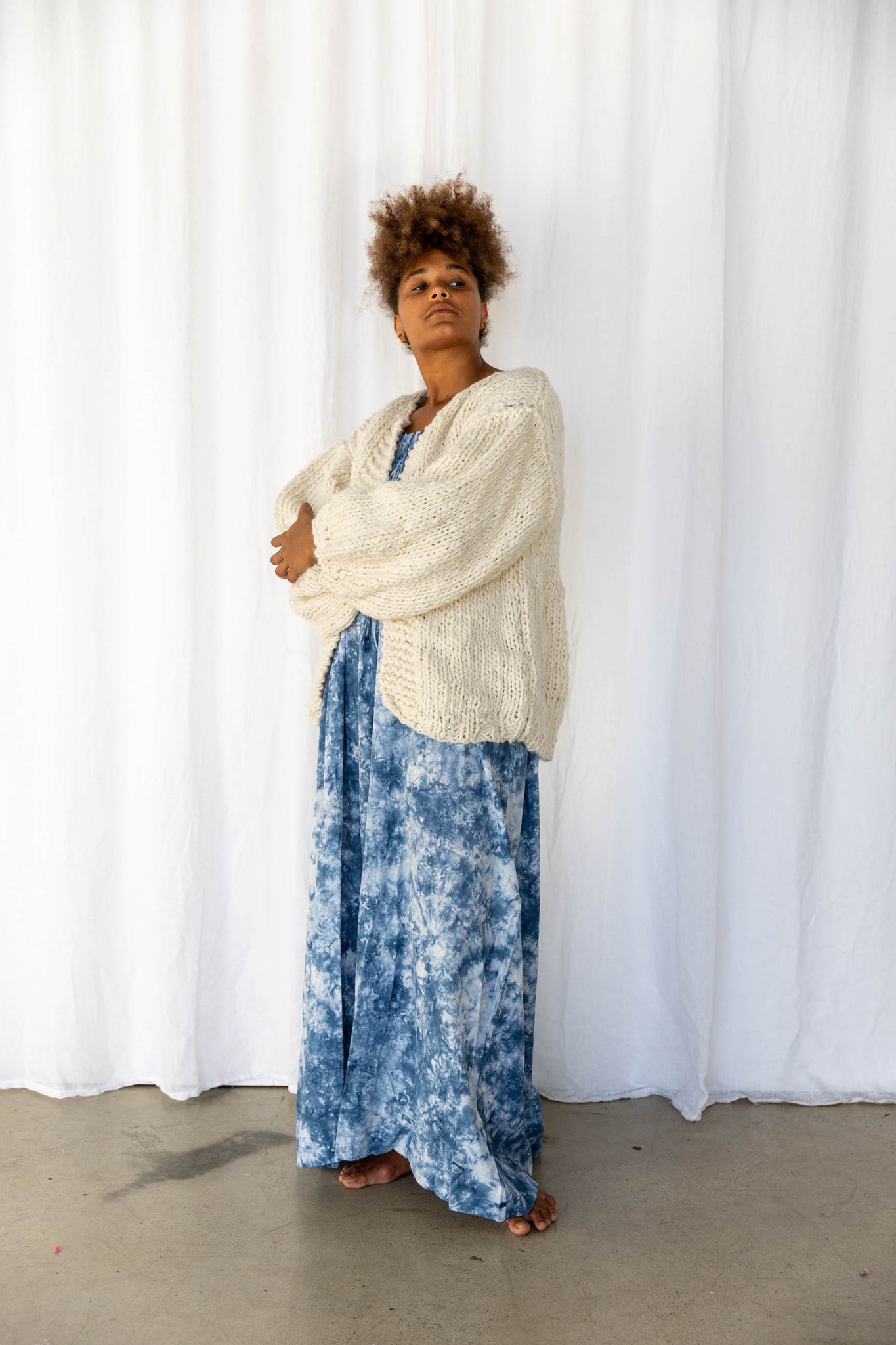 Ruth Cardigan Natural - Little Tienda