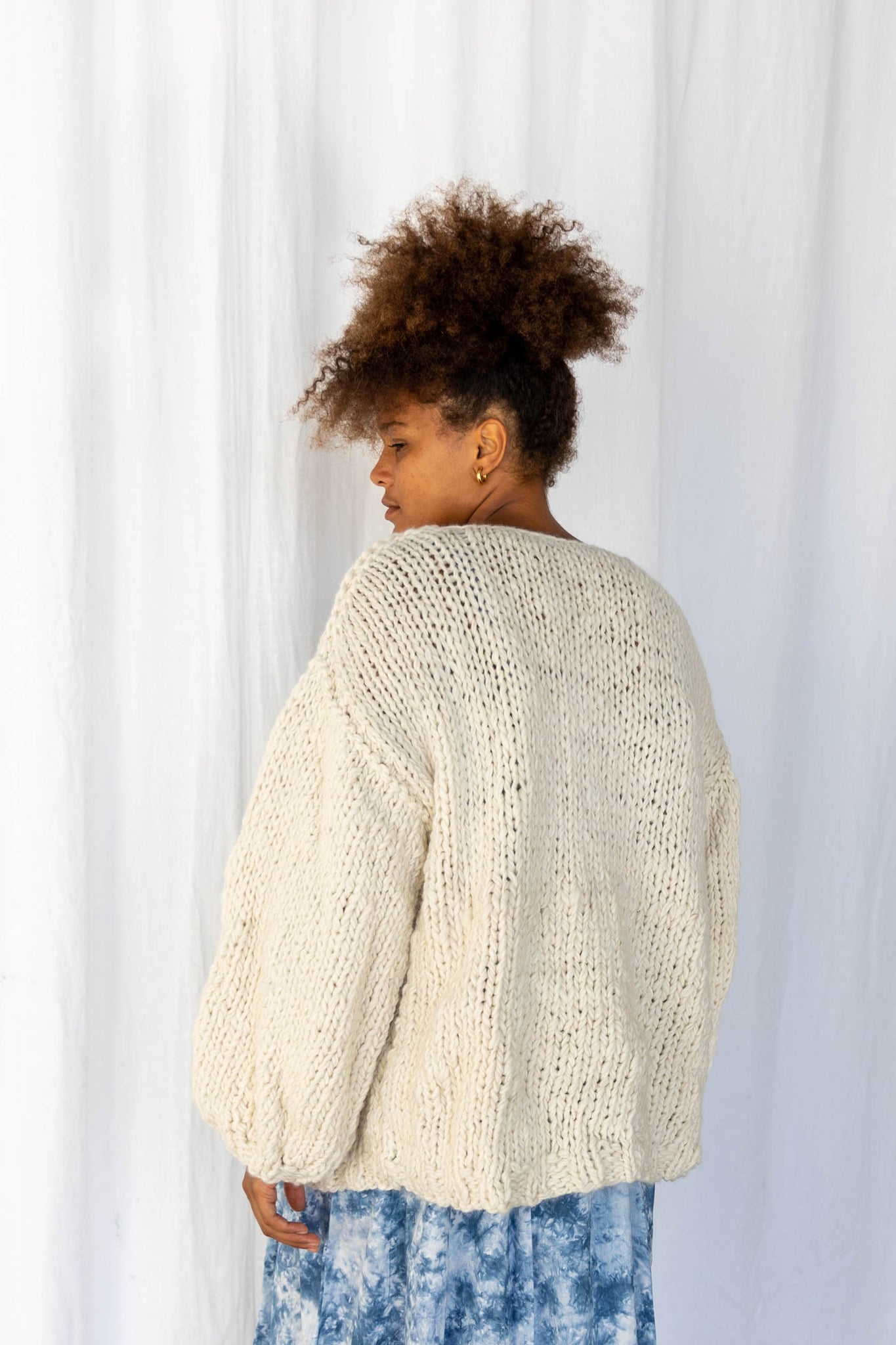 Ruth Cardigan Natural - Little Tienda